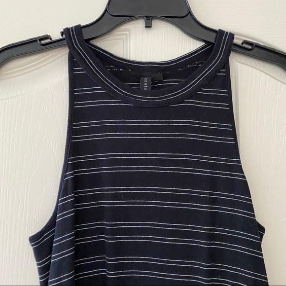 Knot Sisters Black Stripped Dress - Picture 2 of 6